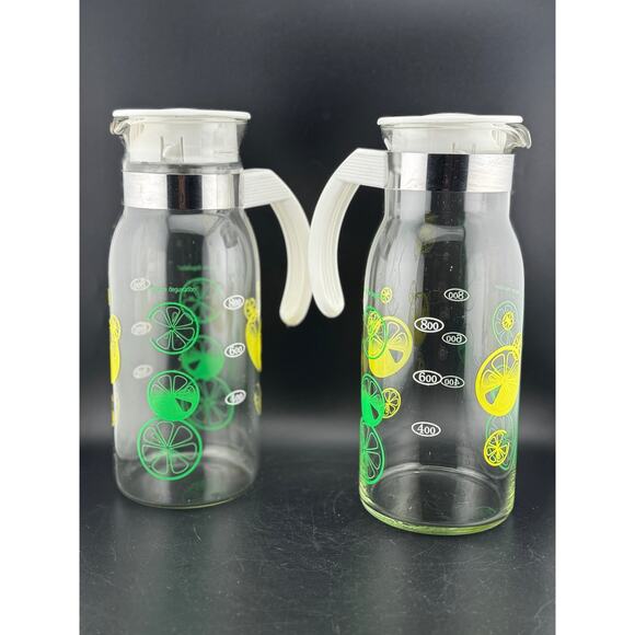 Vintage Pyrex Lemon & Lime Juice Carafe - Picture 2 of 12